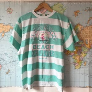 Vintage Beach Shirt Flamingo Beach